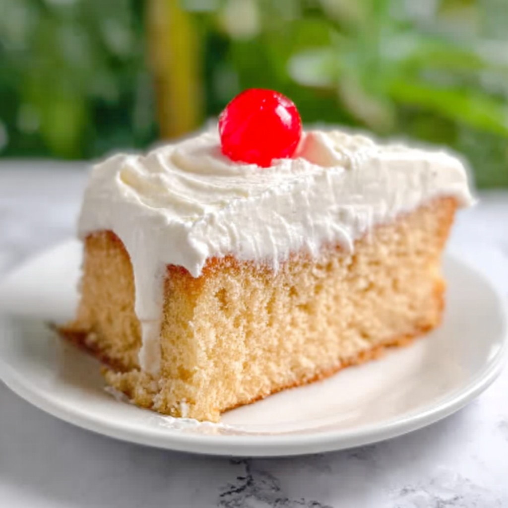 Cake Mix Tres Leches Cake Recipe - Recipe Image