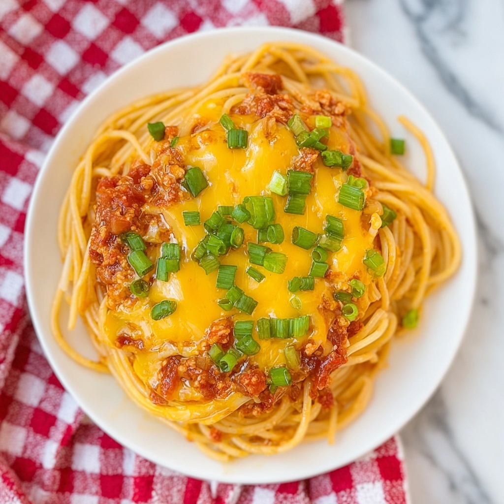 Instant Pot BBQ Spaghetti Recipe - Recipe Image