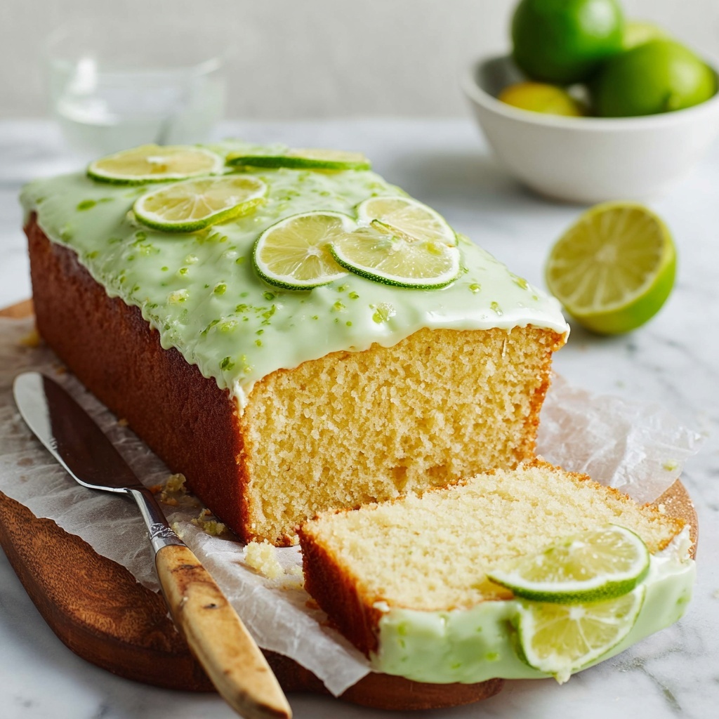 Vegan Lime Pound Cake Recipe - Recipe Image