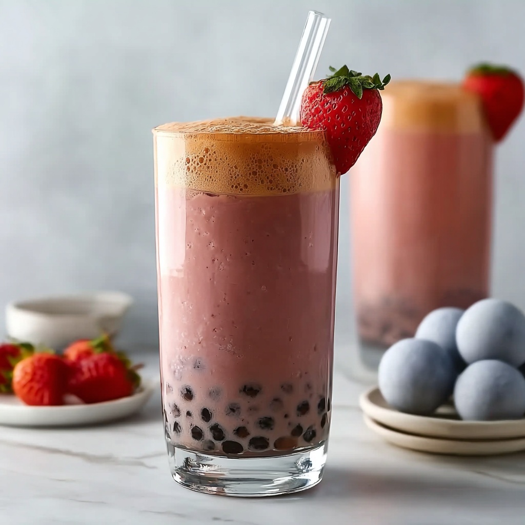 Boba Tea Smoothie Recipe - Recipe Image