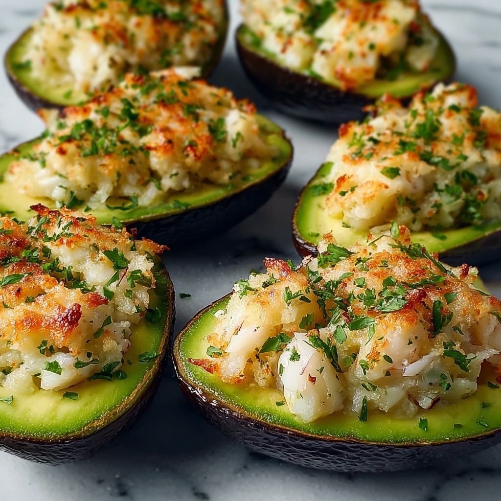 Crab Stuffed Avocados Recipe - Recipe Image