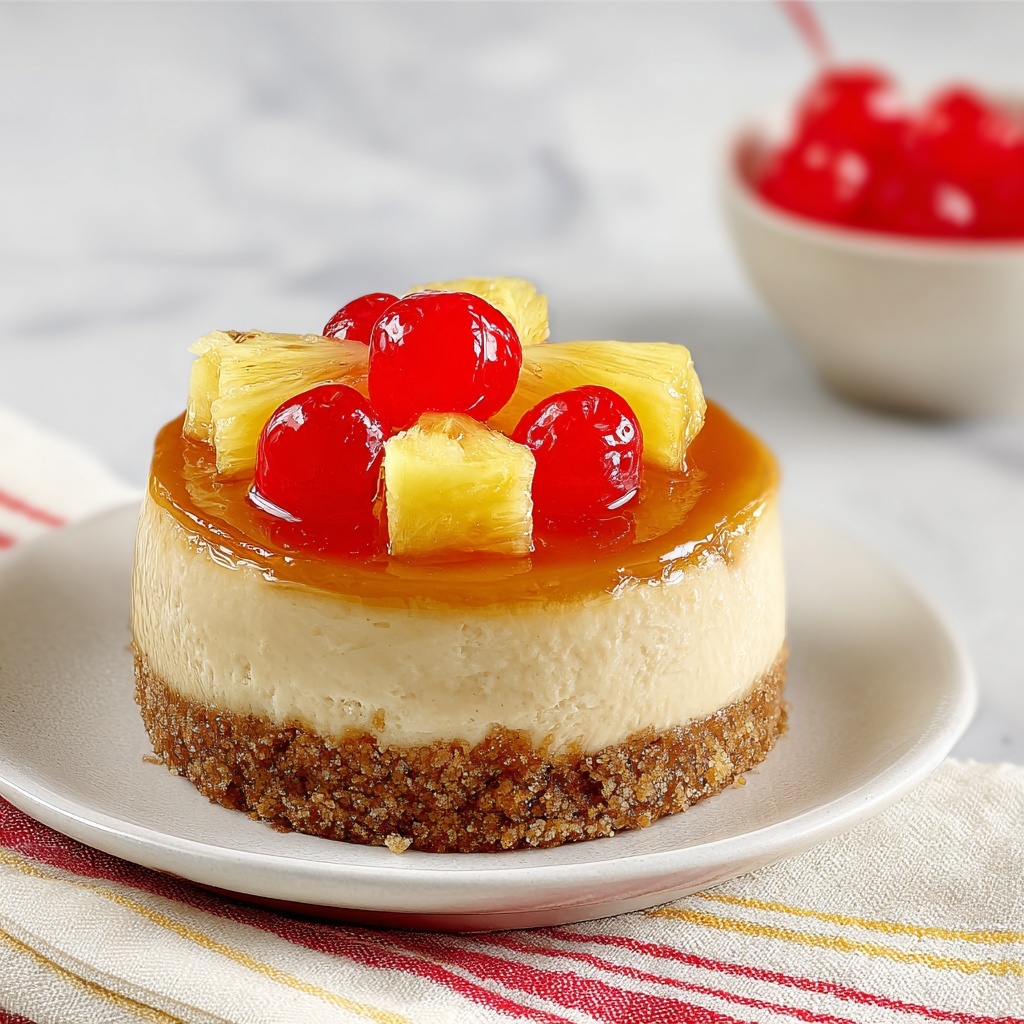 Pineapple Upside-Down Cheesecake Recipe - Recipe Image