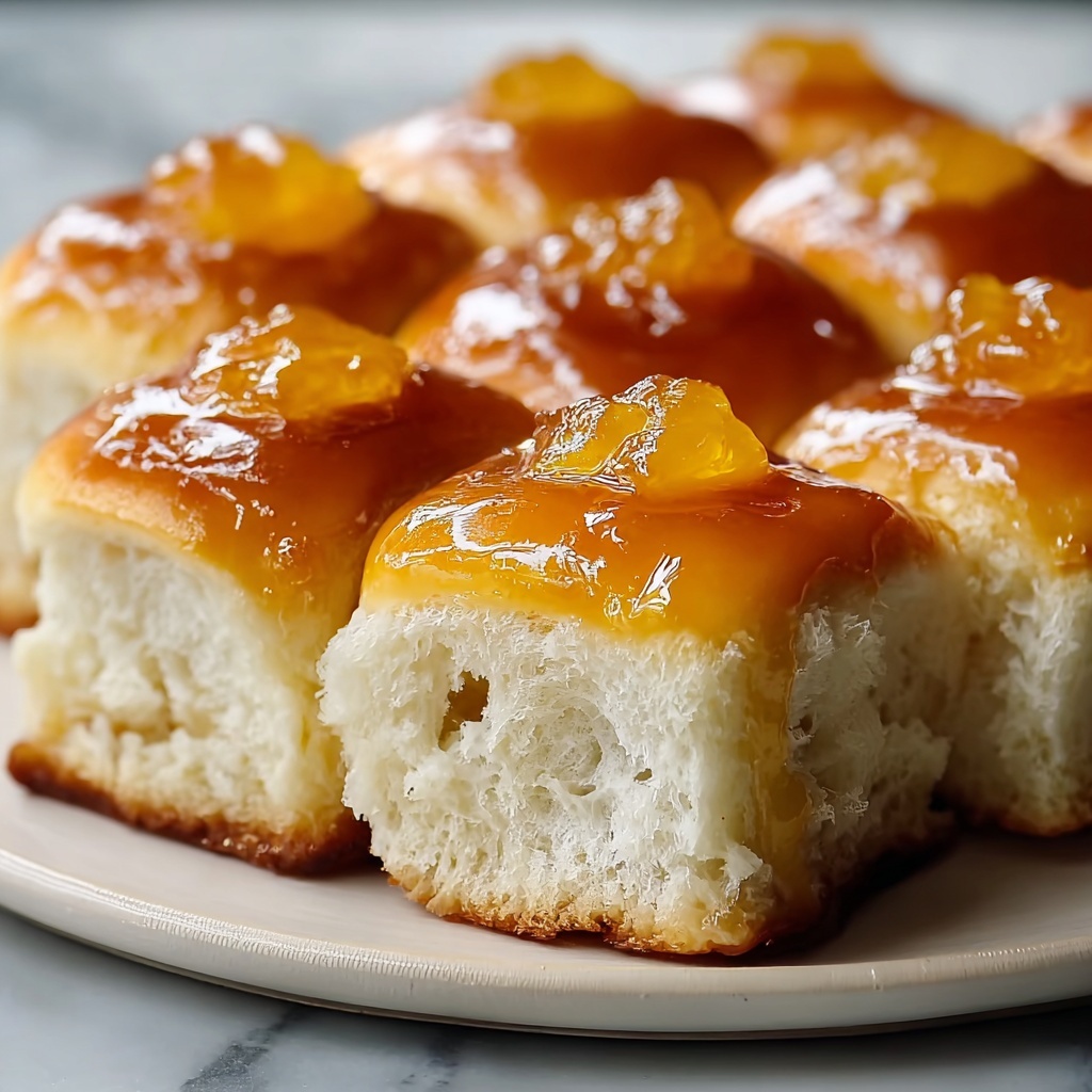 Orange Glazed Butterflake Rolls Recipe - Recipe Image