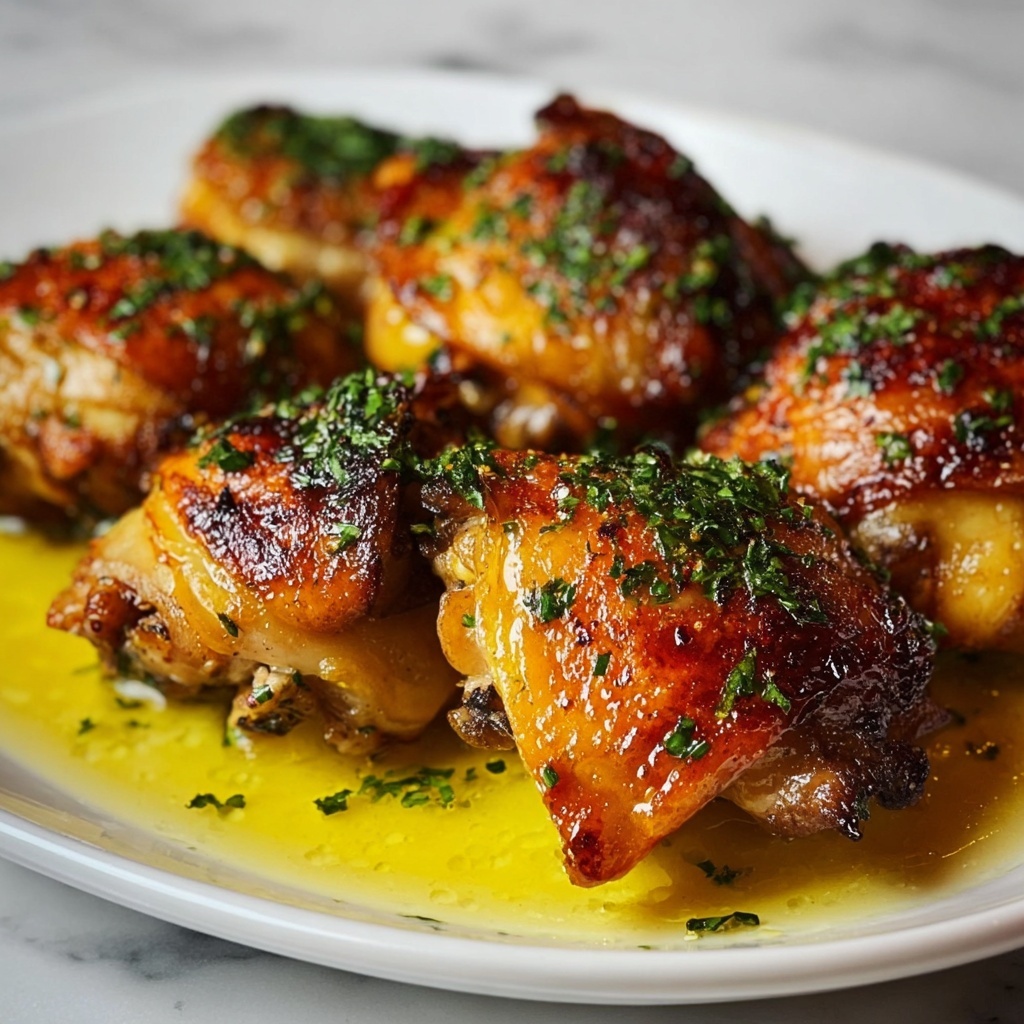 Garlic Butter Chicken Thighs Recipe - Recipe Image