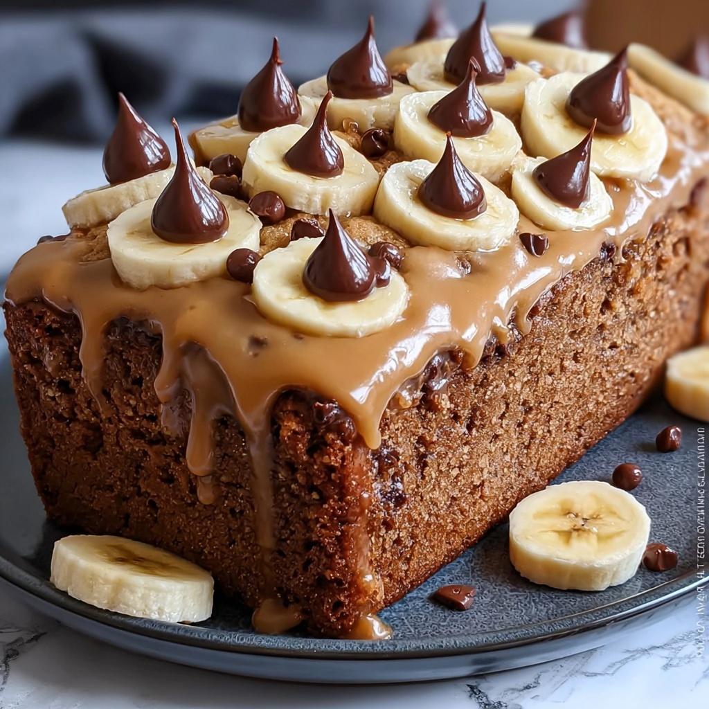Banana Bread with Peanut Butter Recipe - Recipe Image