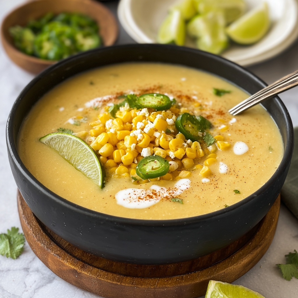 Mexican Street Corn Soup Recipe - Recipe Image