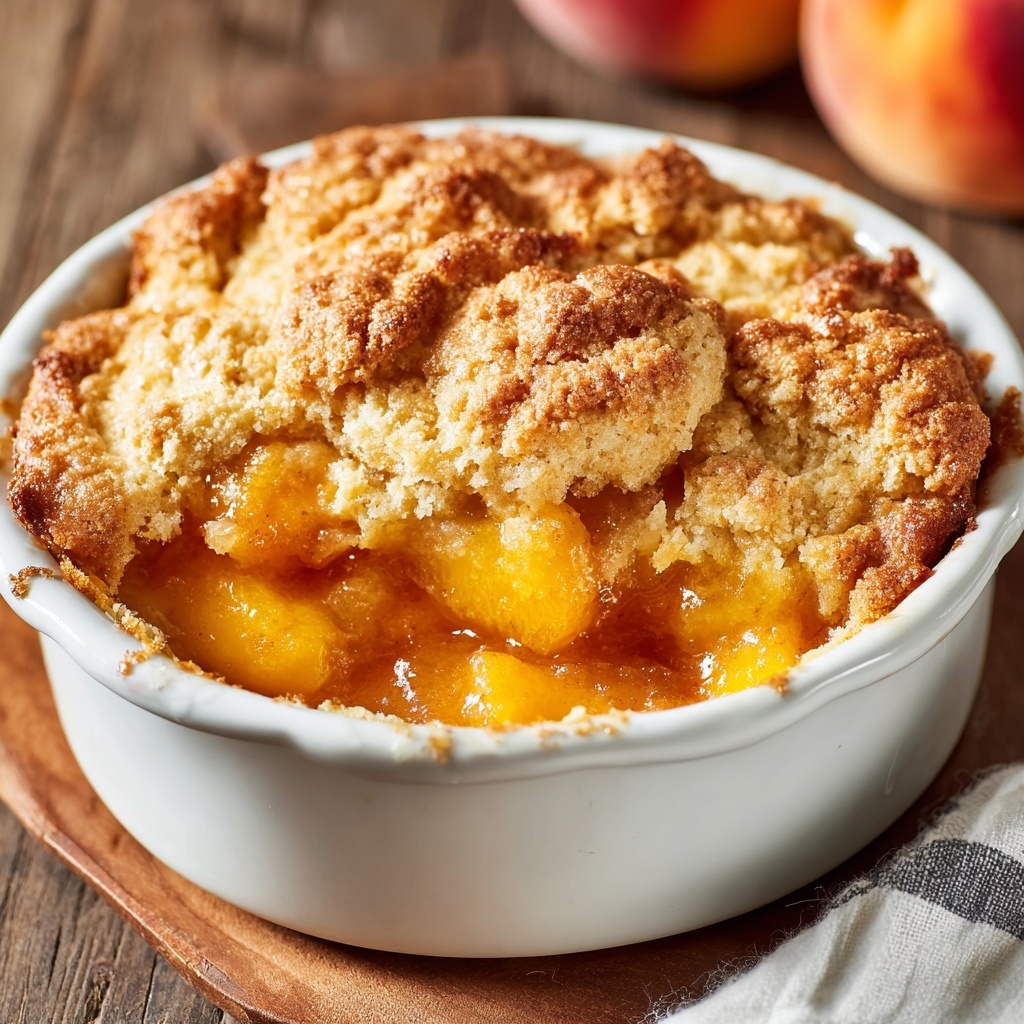 The Best Peach Cobbler Recipe - Recipe Image