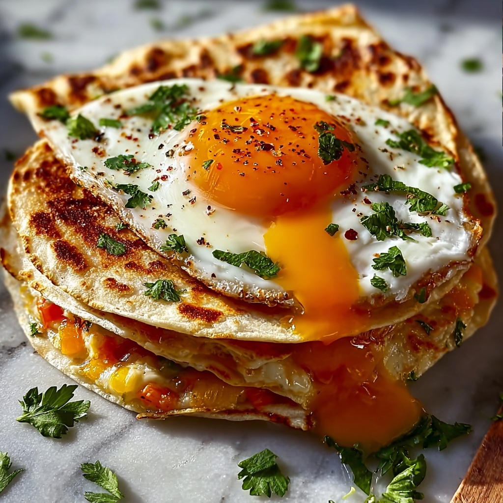 Fried Egg Quesadilla Recipe - Recipe Image