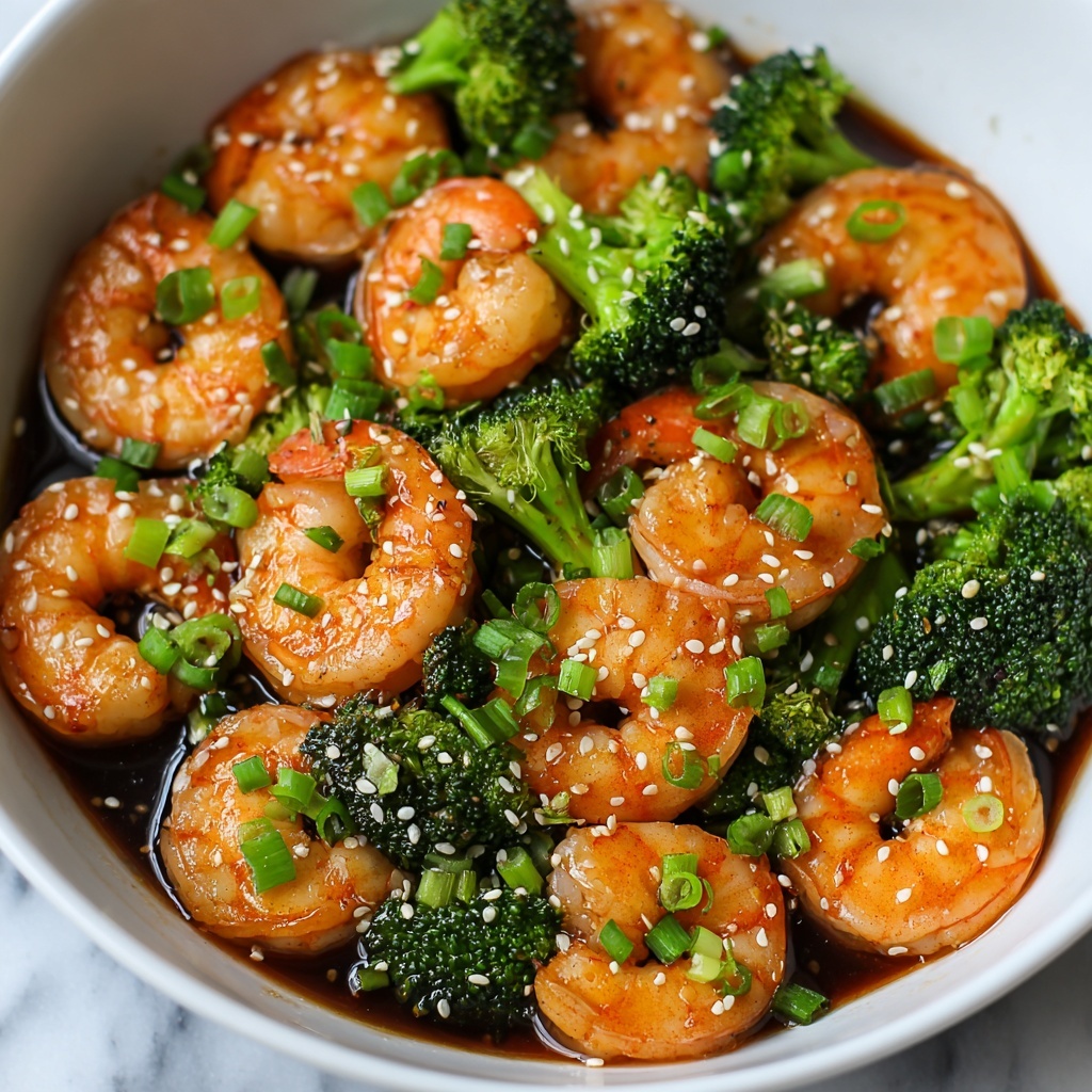 Honey Garlic Shrimp, Sausage & Broccoli Skillet Recipe - Recipe Image