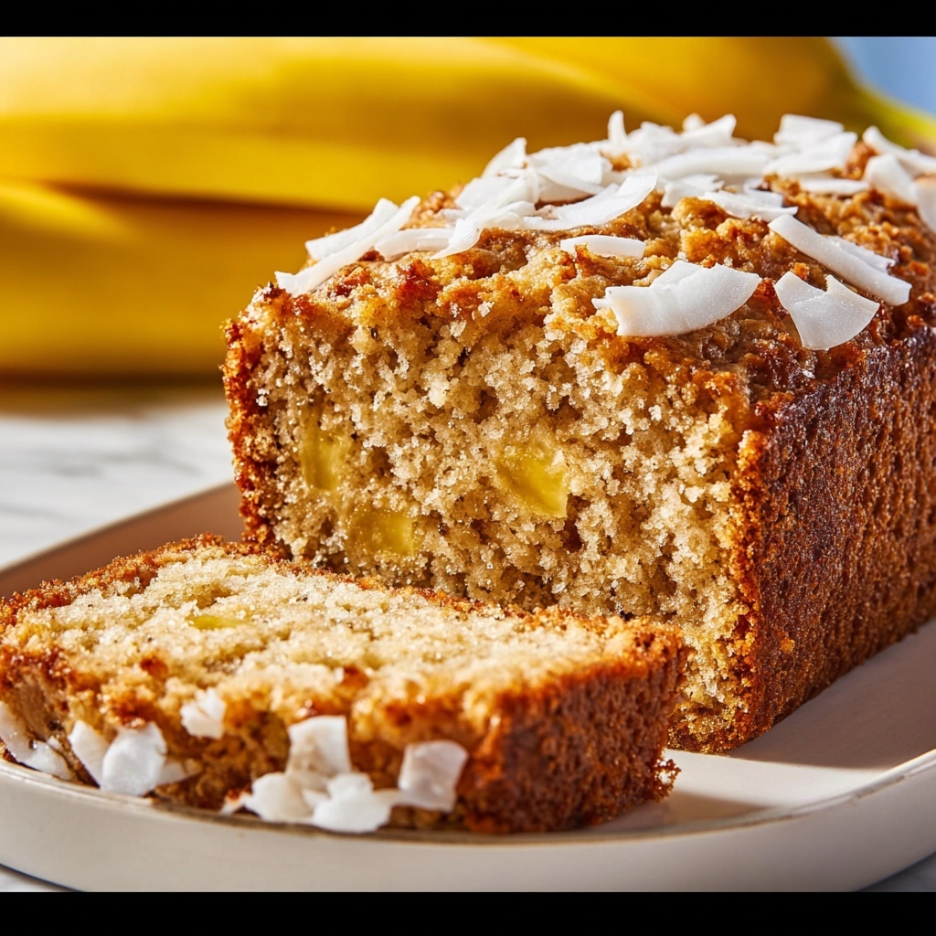 Hawaiian Banana Bread with Pineapple & Coconut : Tropical Bliss Recipe - Recipe Image