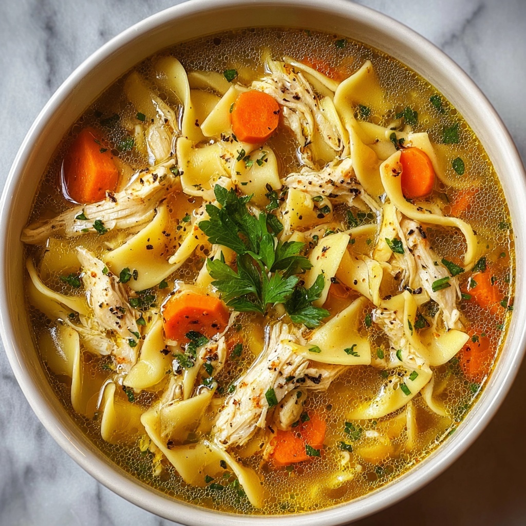 Homemade Chicken Noodle Soup: A Comforting Classic Recipe - Recipe Image
