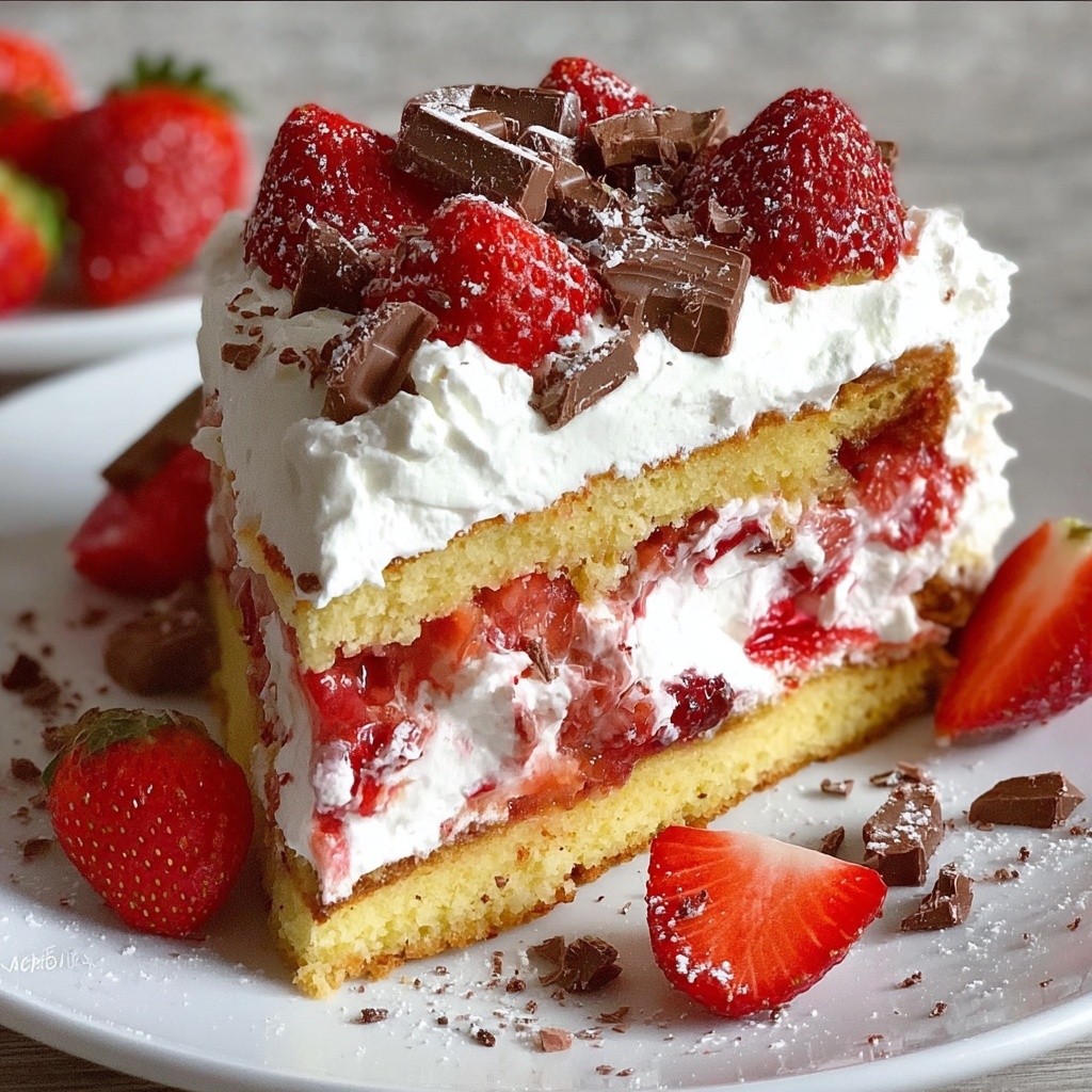 White Chocolate-Strawberry Tiramisu Recipe - Recipe Image