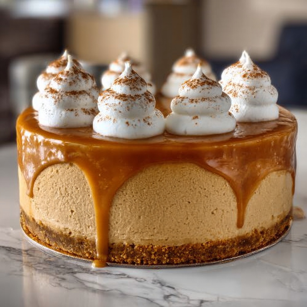 Pumpkin Cheesecake Recipe - Recipe Image