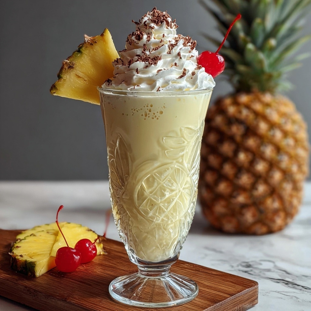 Pina Colada Milkshake: The Ultimate Tropical Treat Recipe - Recipe Image