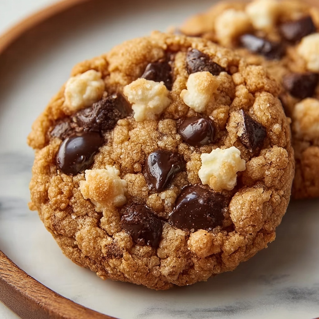 No-Bake Peanut Butter Pretzel Cookies Recipe - Recipe Image