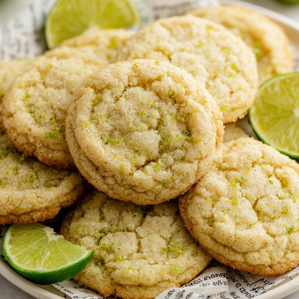 Vegan Key Lime Cookies Recipe - Recipe Image