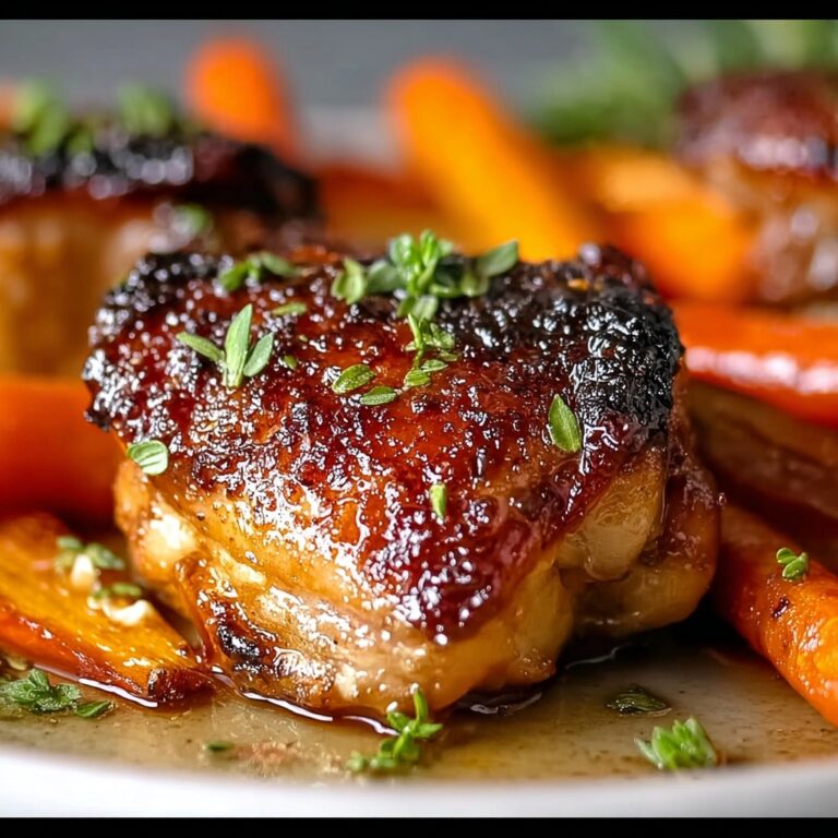 Crispy Brown Sugar Mustard Chicken Thighs Recipe