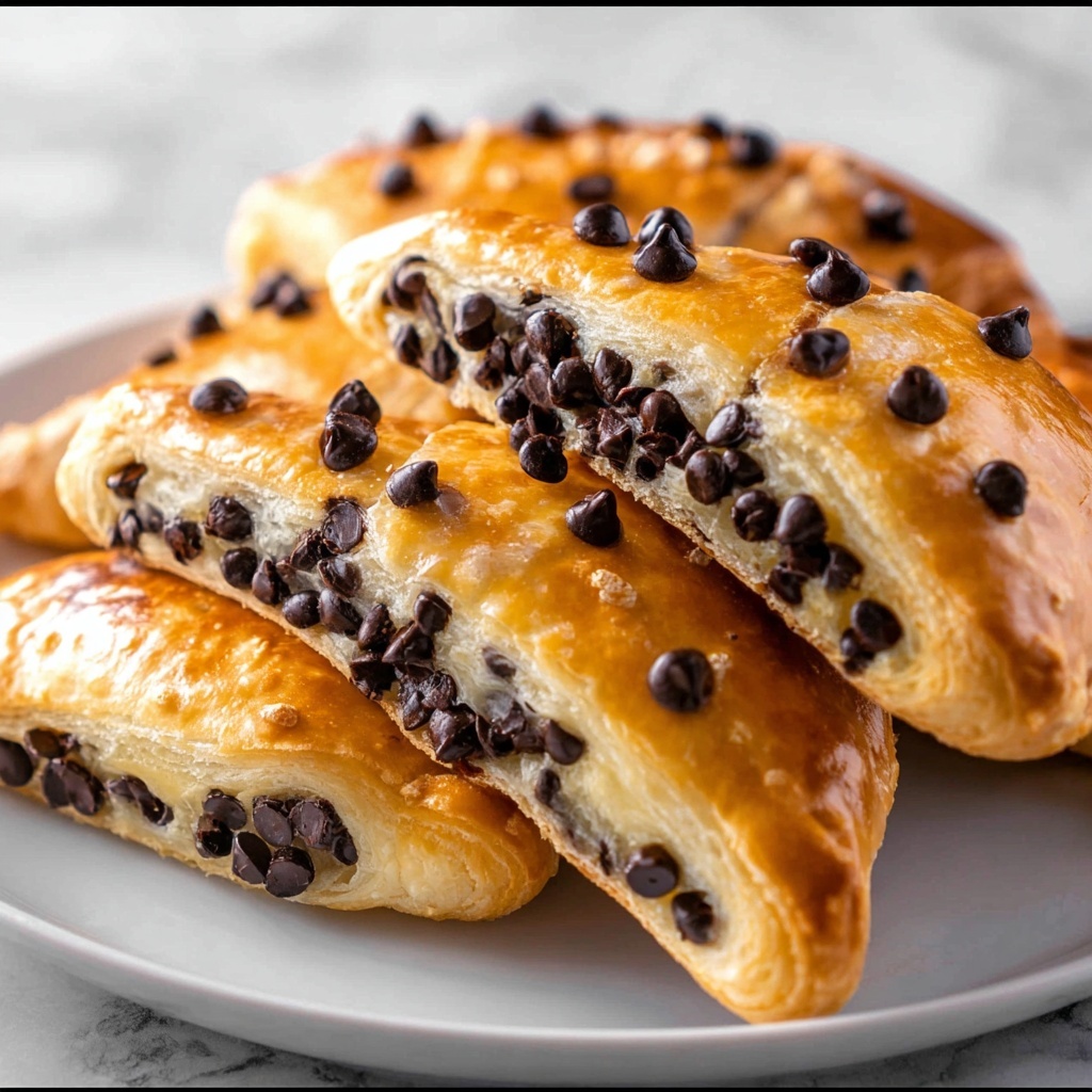Chocolate Chip Vanilla Custard Brioches Recipe - Recipe Image