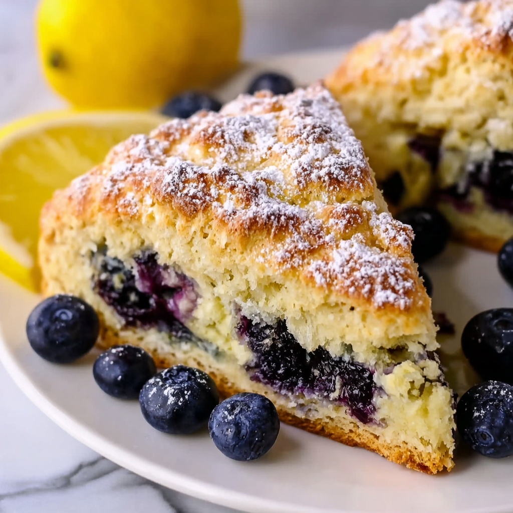 Lemon Blueberry Scones Recipe - Recipe Image