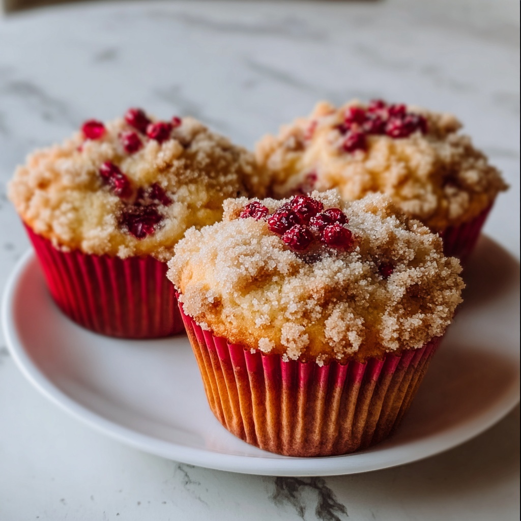 Cherry Cobbler Muffins Recipe - Recipe Image