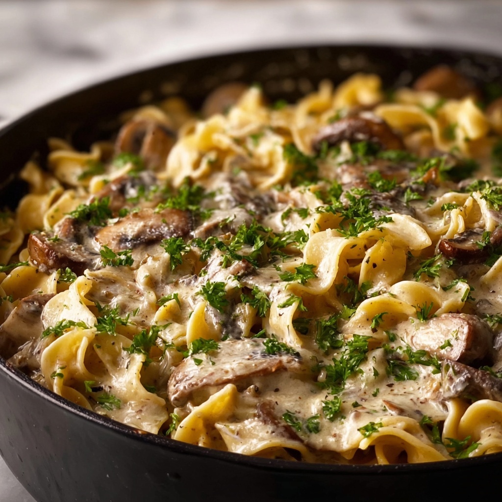 Beef and Mushroom Stroganoff Recipe - Recipe Image