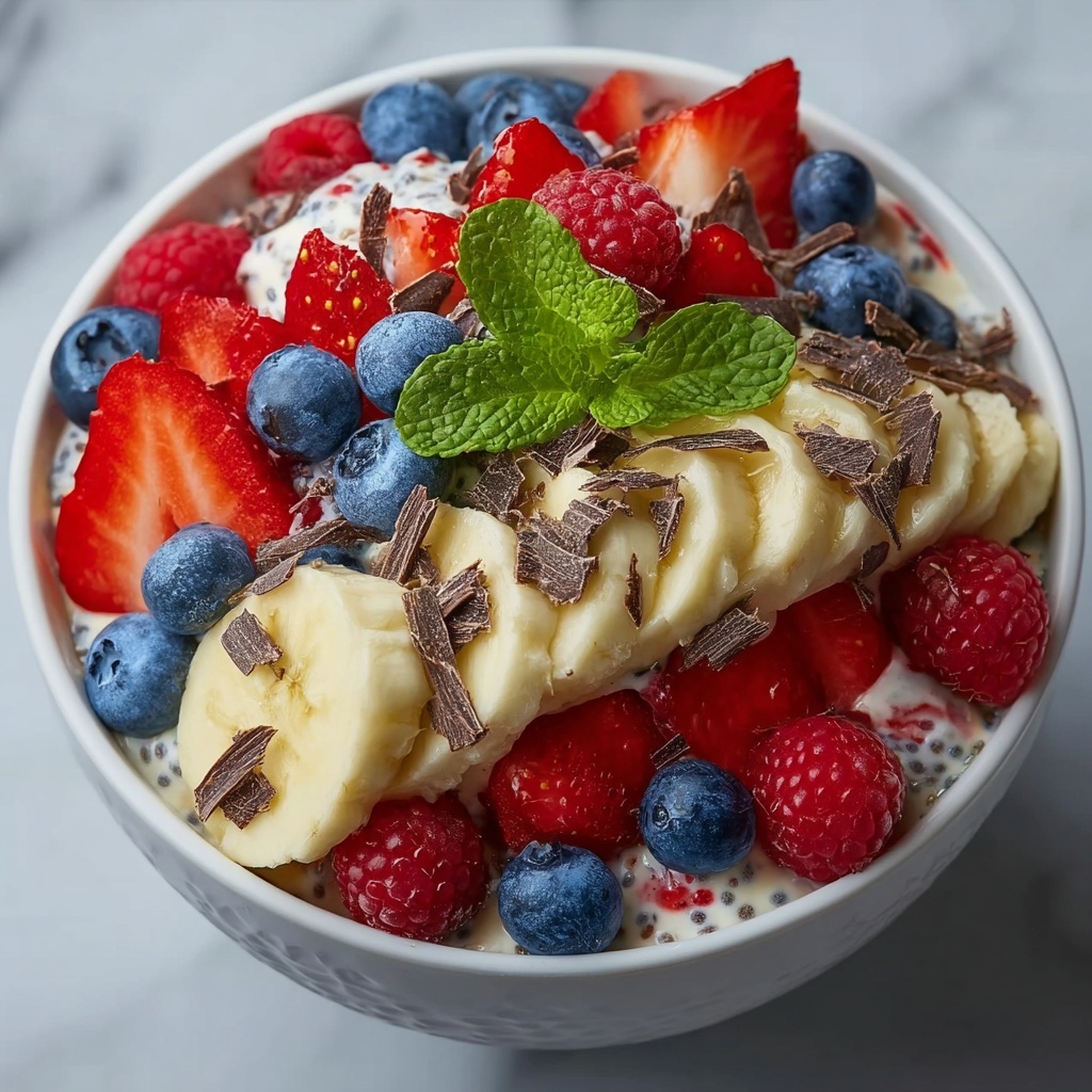 Red, White, and Blue Cheesecake Salad Recipe - Recipe Image