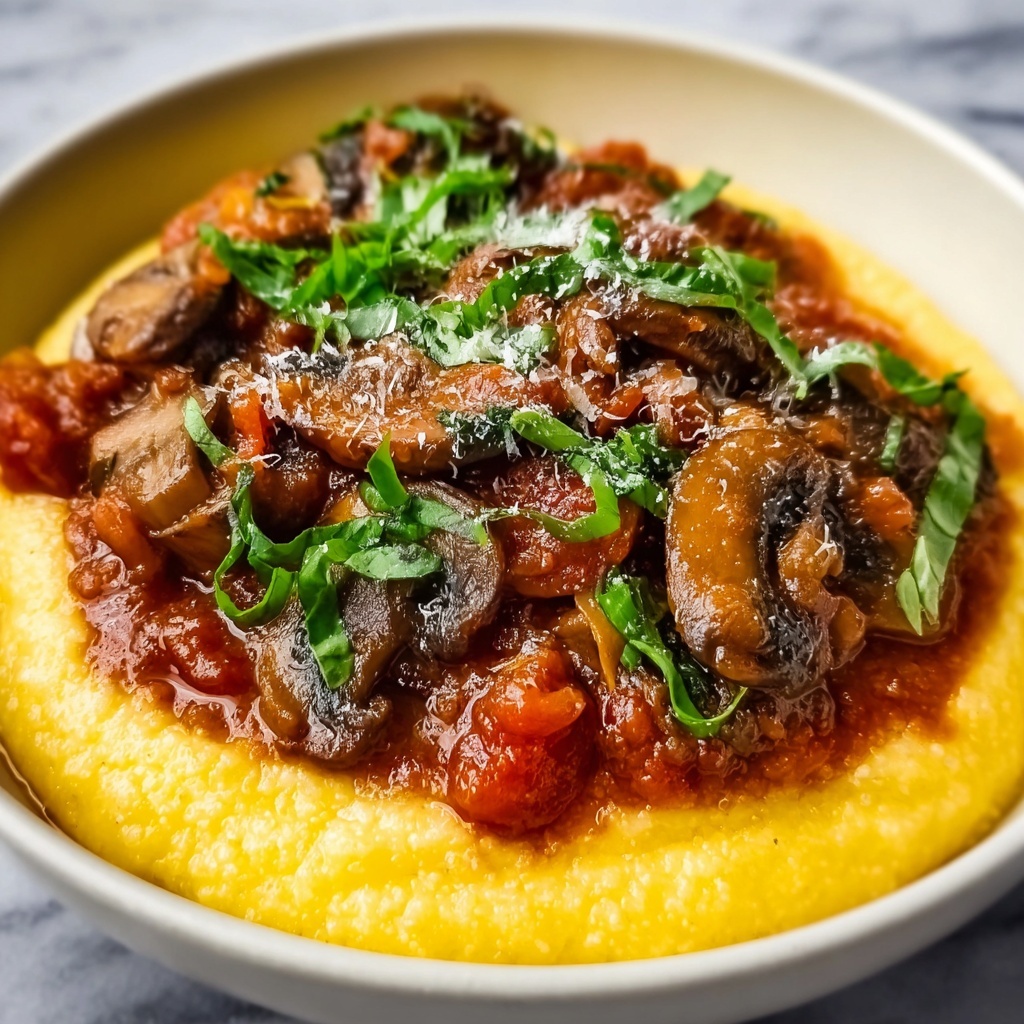Mushroom Ragù with Polenta Recipe - Recipe Image