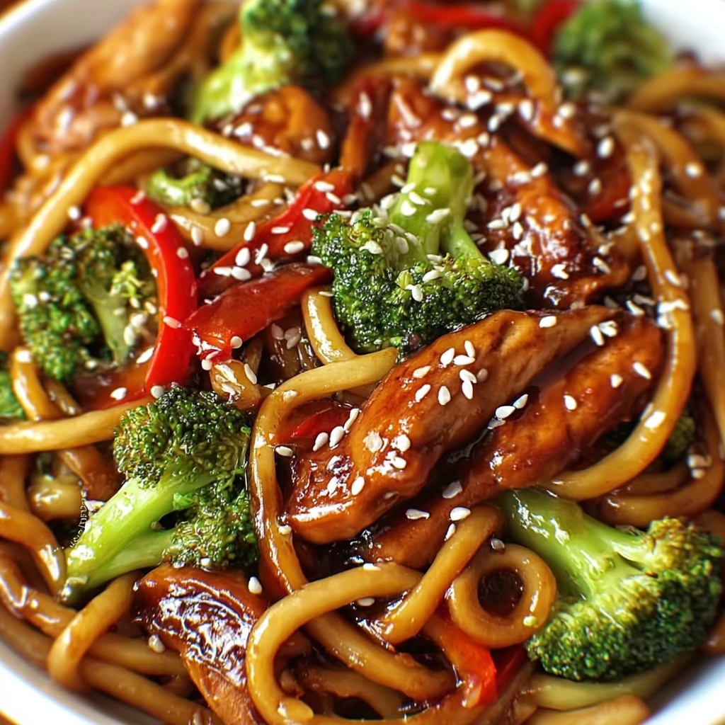 Chicken Teriyaki Noodles Recipe - Recipe Image