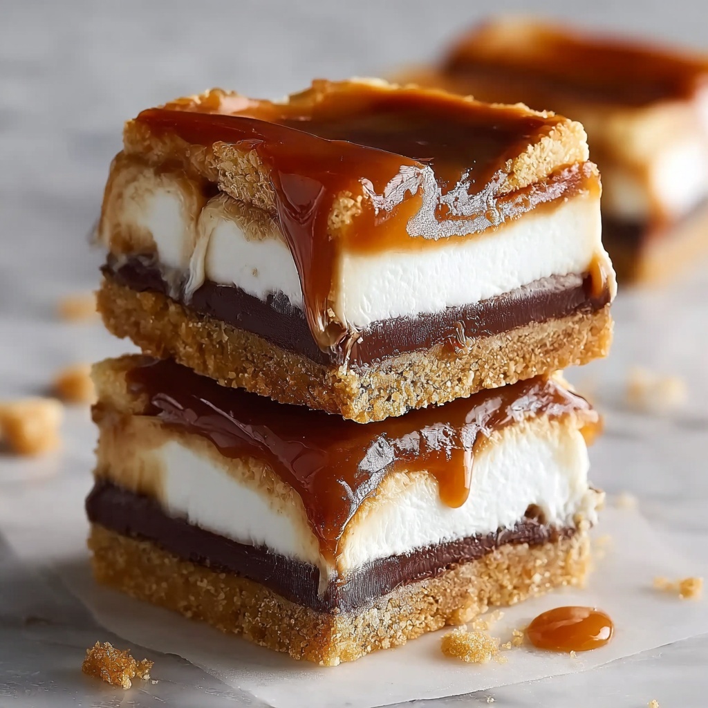 Decadent Caramel Cheesecake Bars Recipe - Recipe Image