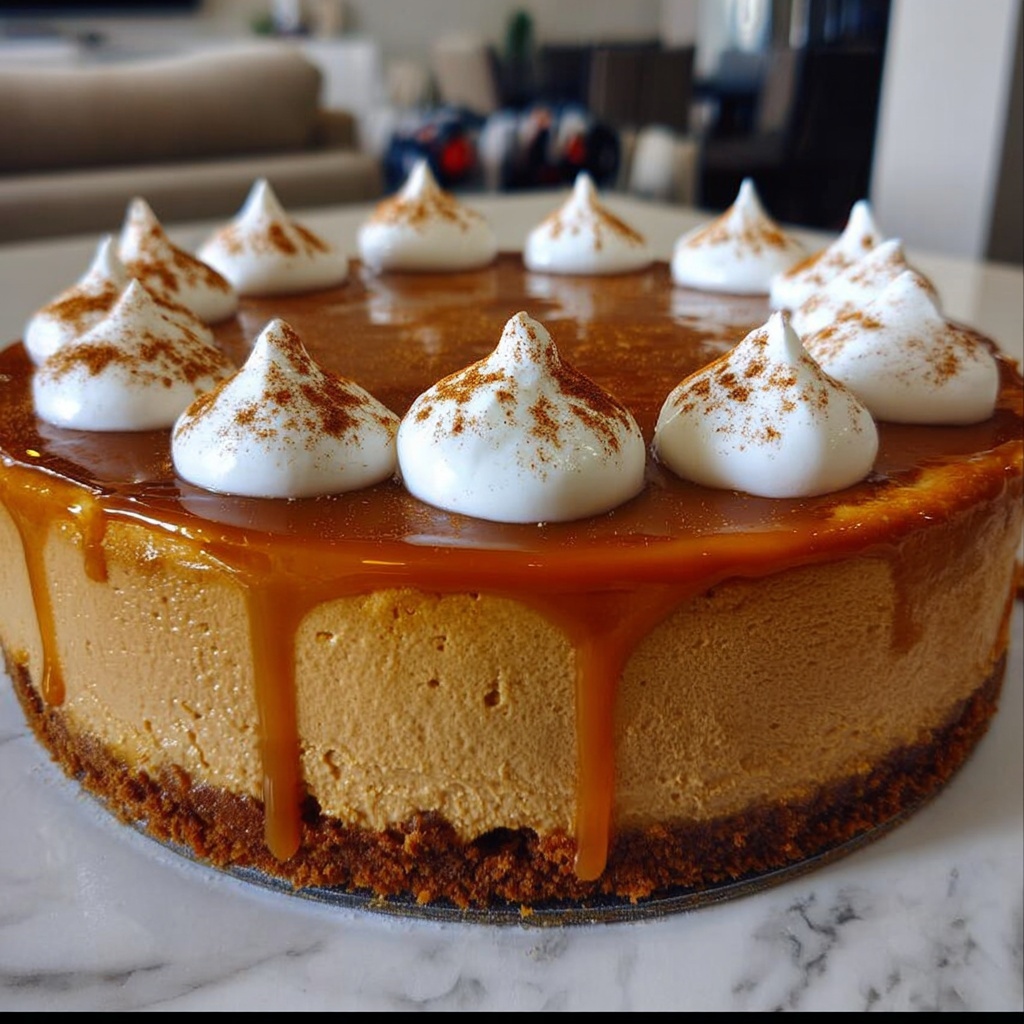 Pumpkin Cheesecake Recipe - Recipe Image