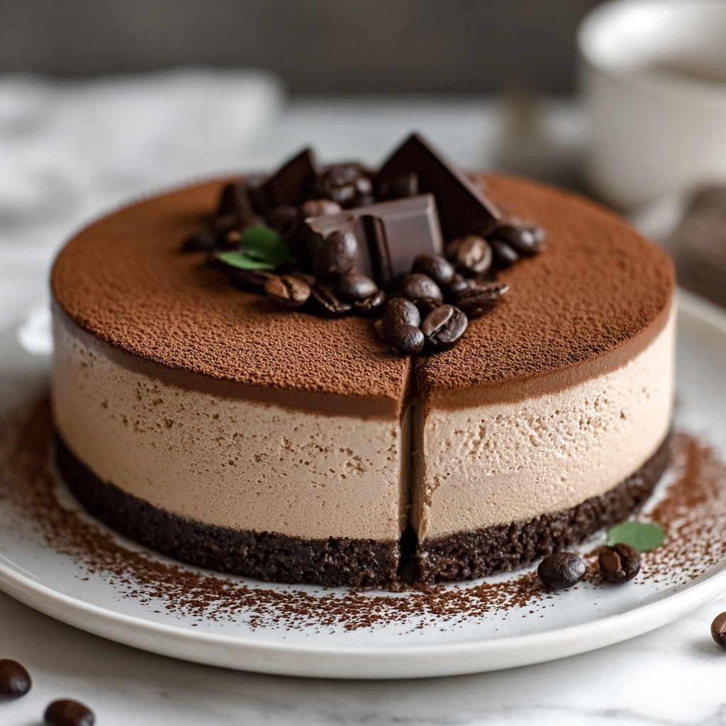 Chocolate Espresso Cheesecake Recipe - Recipe Image