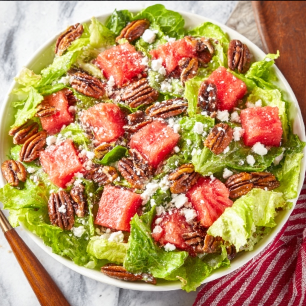 Feta and Watermelon Salad Recipe - Recipe Image