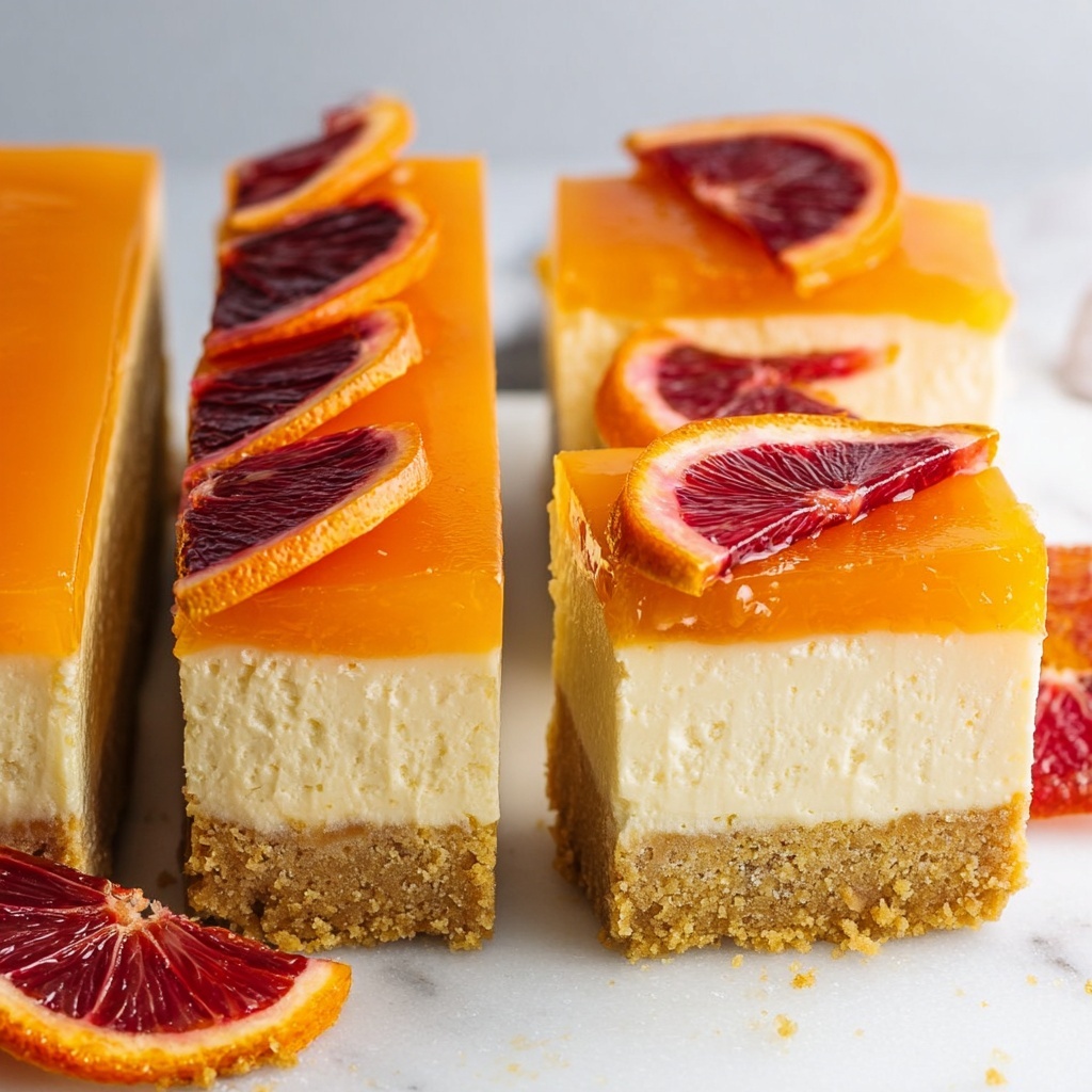 Easy Vegan No-Bake Orange Cheesecake Recipe - Recipe Image