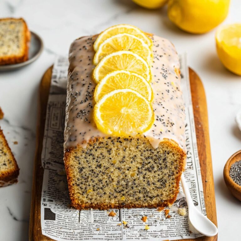 Vegan Lemon Poppy Seed Cake Recipe