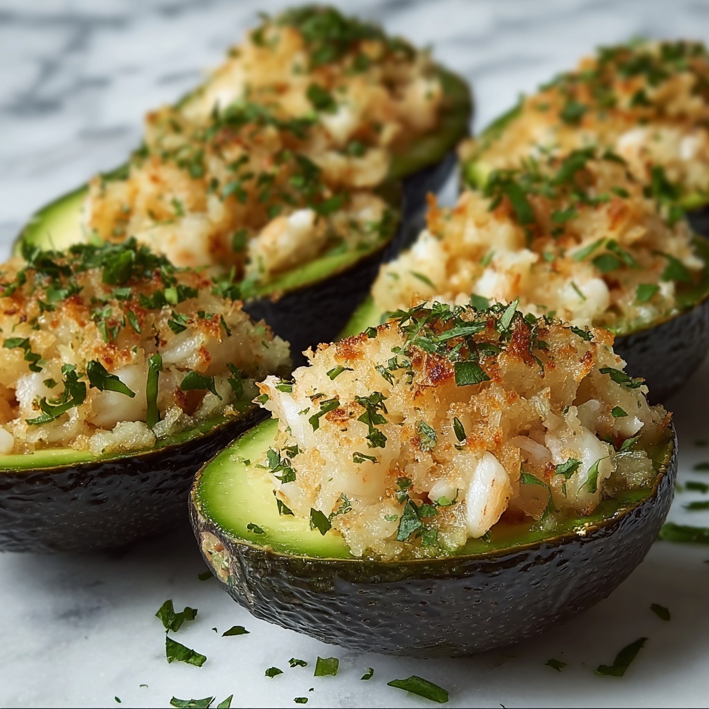 Crab Stuffed Avocados Recipe - Recipe Image