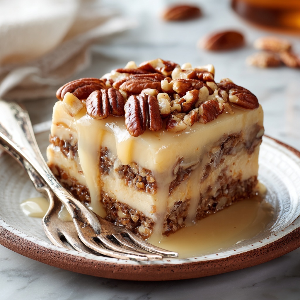 Decadent Pecan Pie Lasagna Recipe - Recipe Image