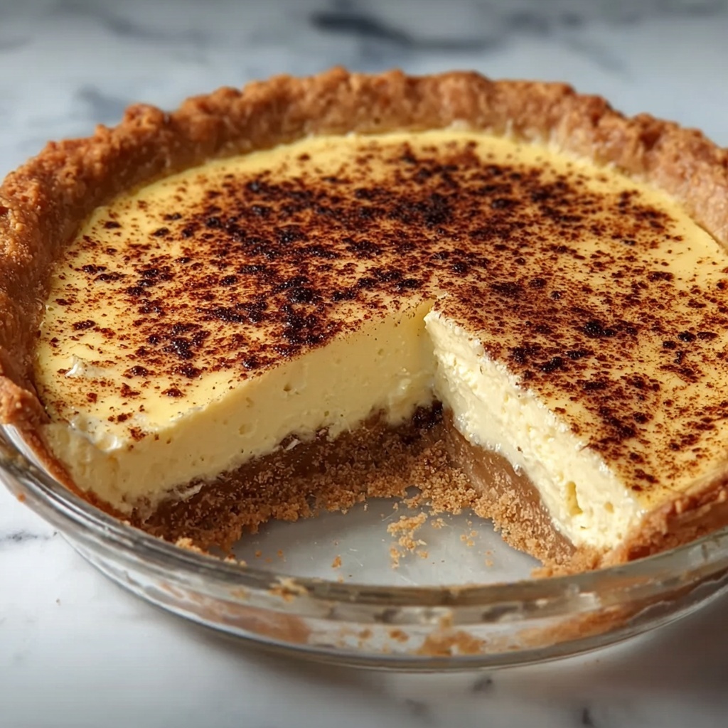 Old Fashioned Egg Custard Pie Recipe - Recipe Image