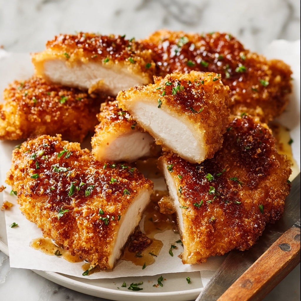 Baked Crunchy Hot Honey Chicken Recipe - Recipe Image