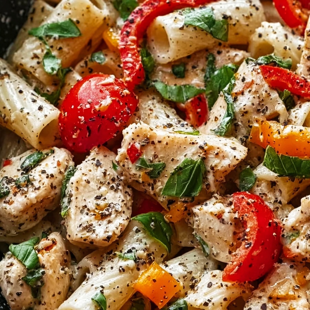 High Protein Chicken Pasta Salad Recipe - Recipe Image