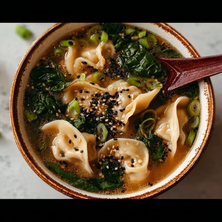 Dumpling and Bok Choy Soup Recipe