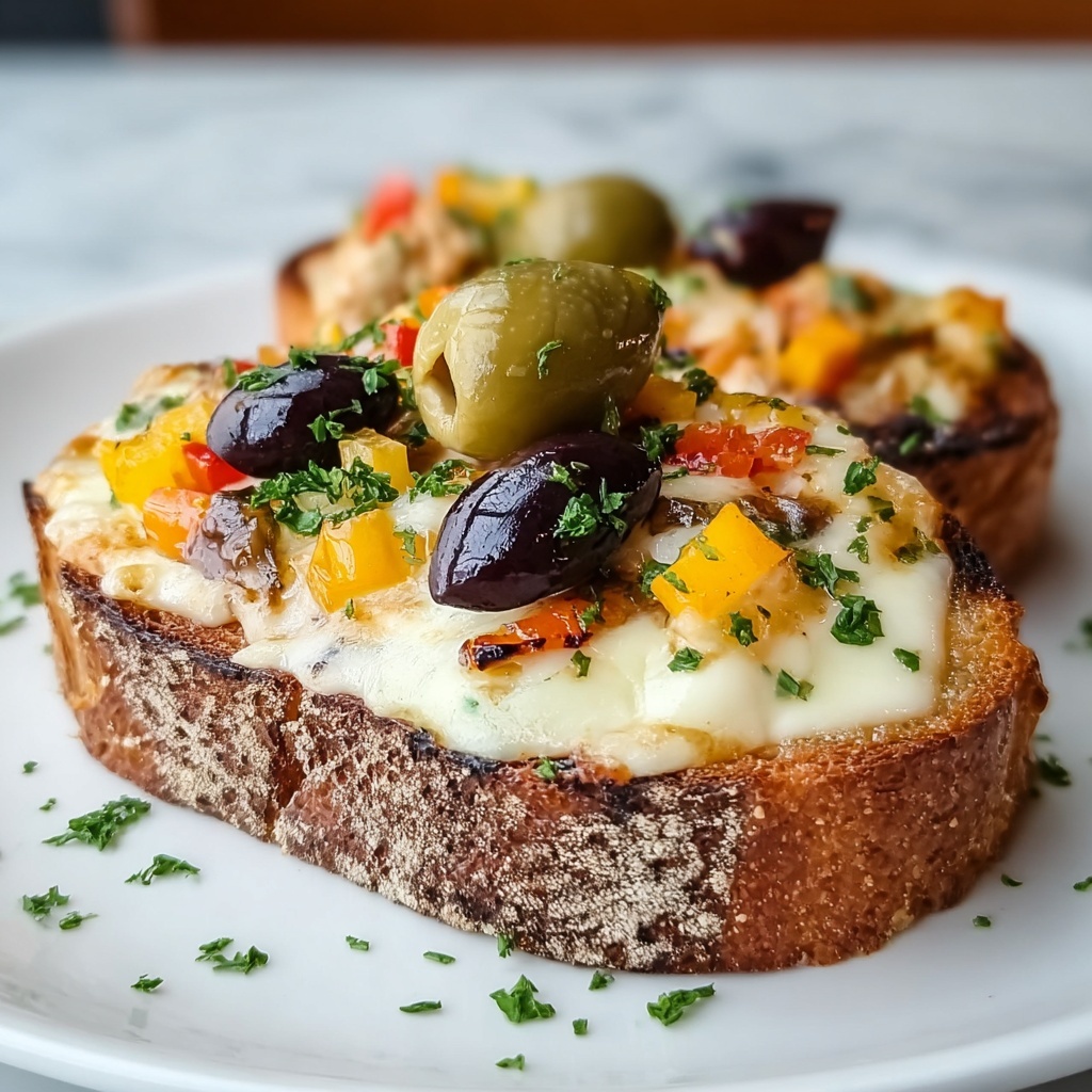 Olive Cheese Melts Recipe - Recipe Image