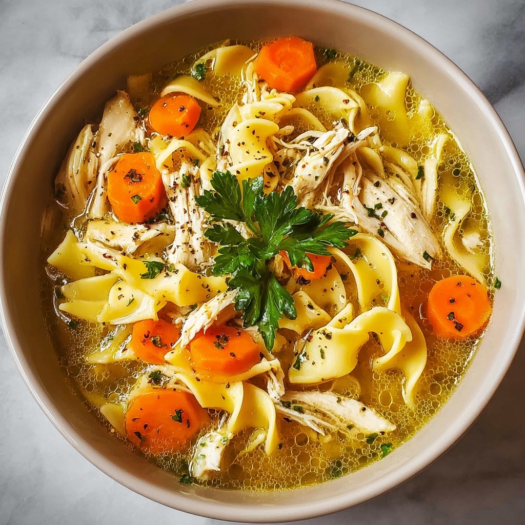Homemade Chicken Noodle Soup: A Comforting Classic Recipe - Recipe Image