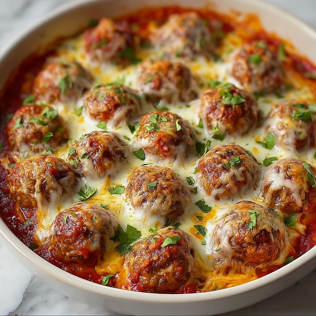 Dump and Bake Meatball Casserole Recipe - Recipe Image