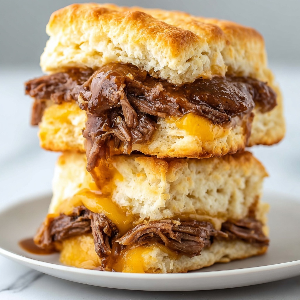 French Dip Biscuit Bake Recipe - Recipe Image