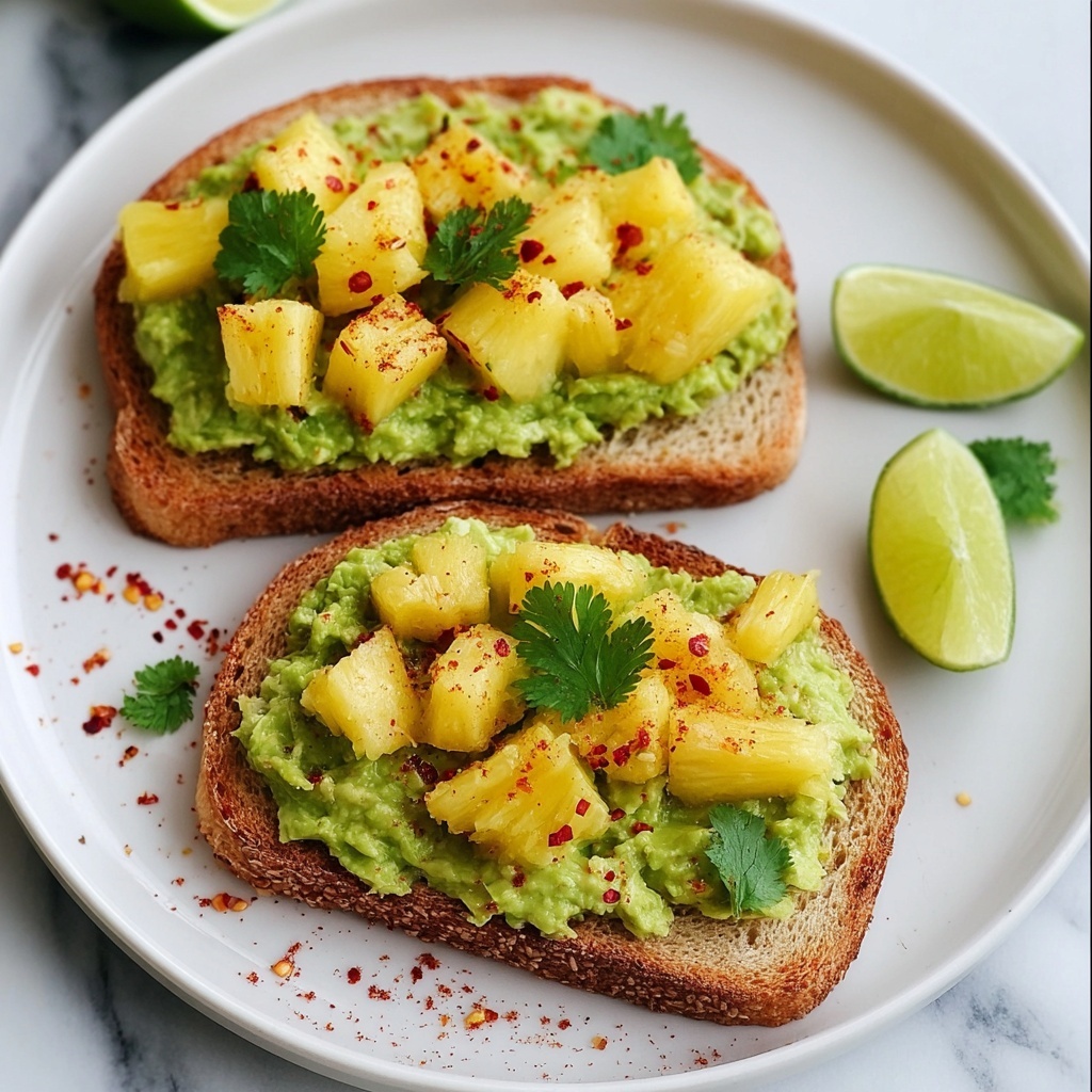 Tropical Avocado Toast Recipe - Recipe Image