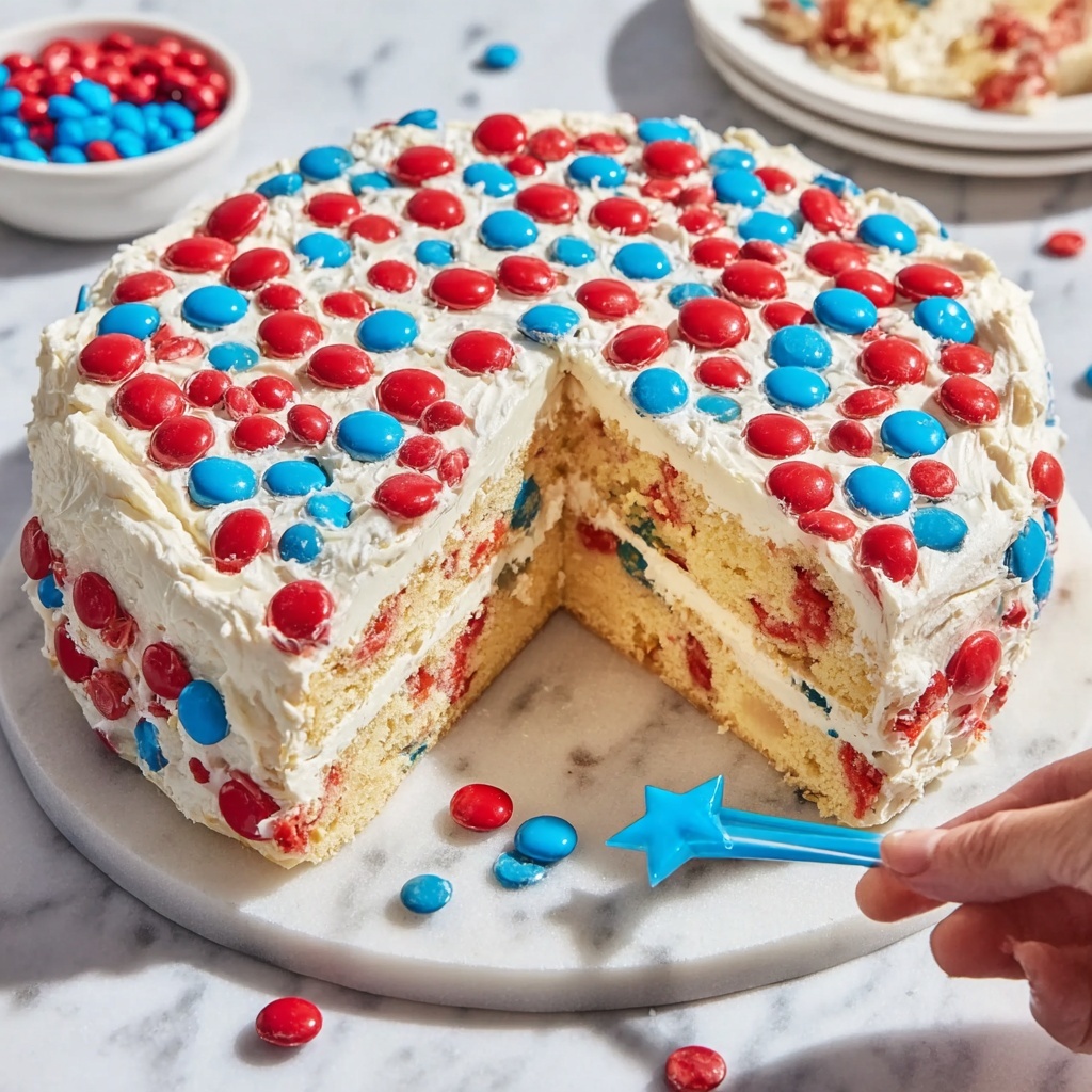 Fireworks Sugar Cookie Cake Recipe - Recipe Image