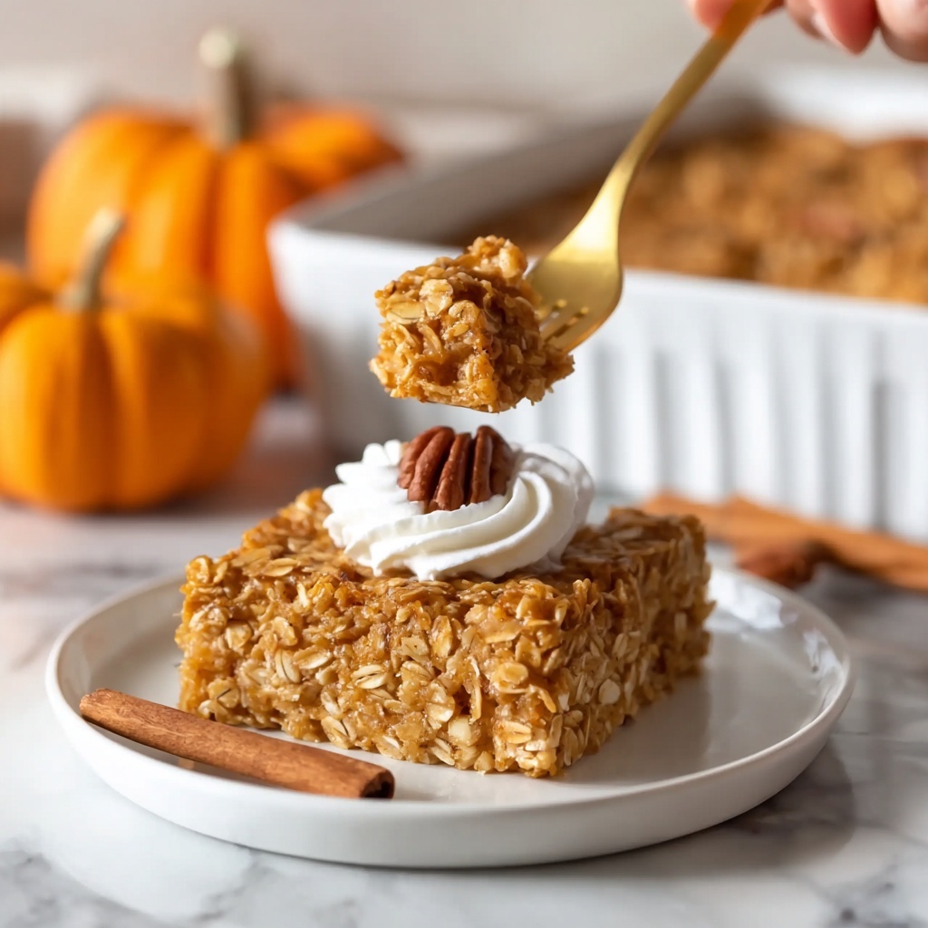 Pumpkin Baked Oatmeal Recipe - Recipe Image