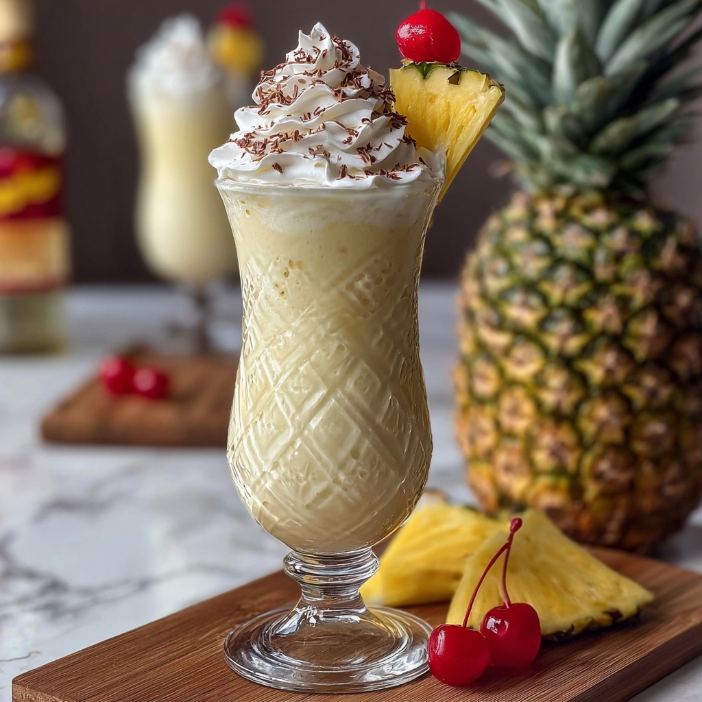 Pina Colada Milkshake: The Ultimate Tropical Treat Recipe - Recipe Image