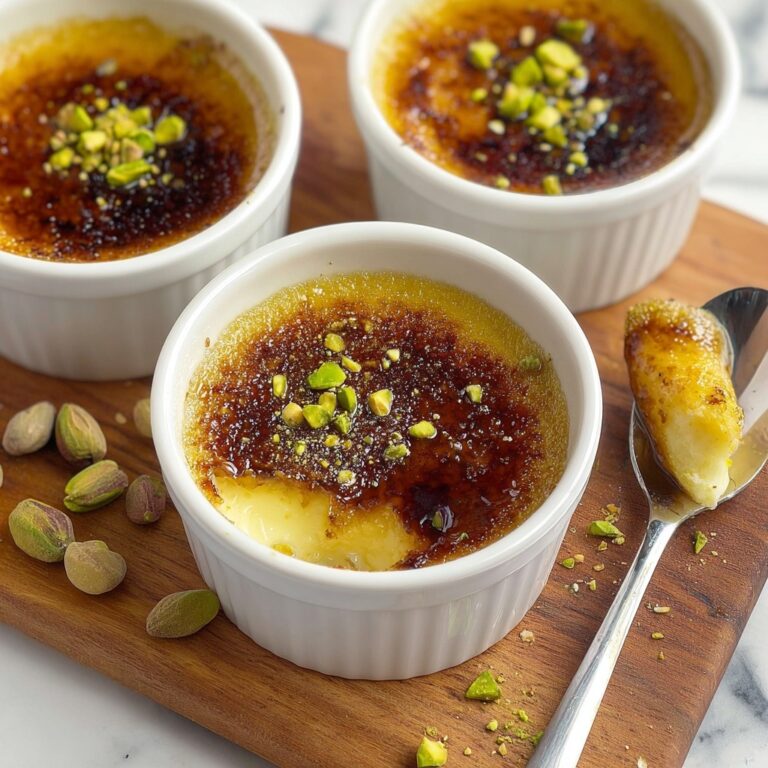 Vegan Pistachio Crème Brûlée Recipe