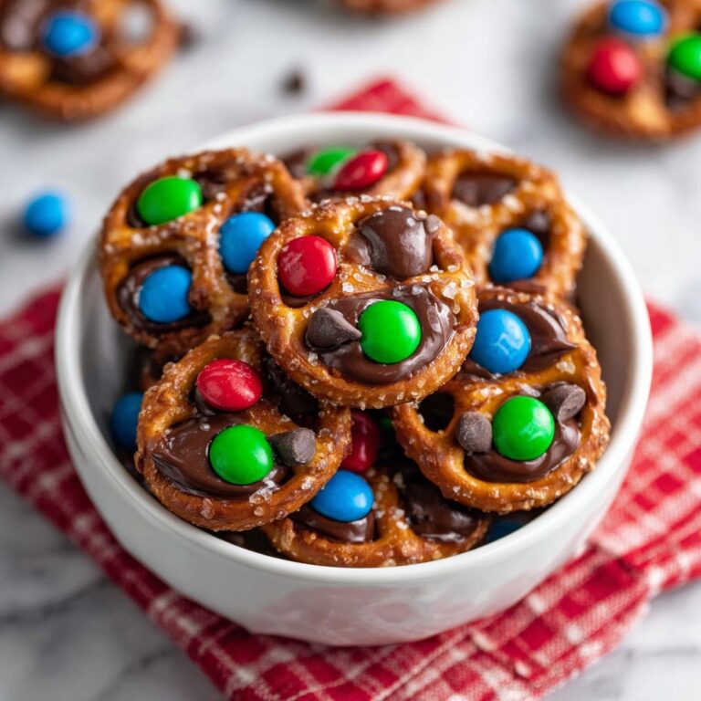 Rolo Pretzels with M&M Candies Recipe